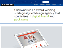 Tablet Screenshot of clickworks.ie
